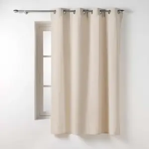 Comparateur de prix : Douceur d'Intérieur Rideau petite hauteur 135 x 180 cm coton/polyester recyclé Twily Beige
