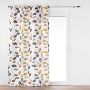douceur d'intérieur, Rideau à Oeillets (140 x 280 cm) Vahine, Polyester Imprimé