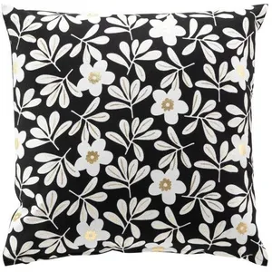 douceur d'intérieur, Coussin Déhoussable (45 x 45 cm) Wilma, Coton Imp...Vendu parcdiscount