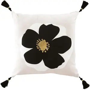 douceur d'intérieur, Coussin Déhoussable (45 x 45 cm) Issey, Coton Imp...Vendu paramazon