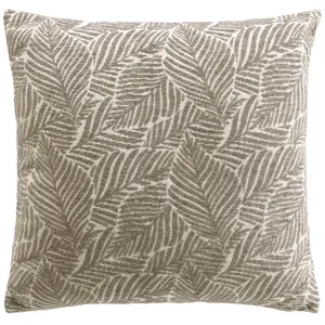 Housse de Coussin Jacquard Vivo 40x40cm Taupe pas cher
