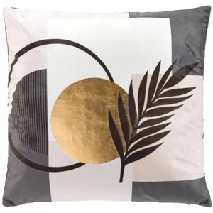 Comparateur de prix : DOUCEUR D'INTÉRIEUR Coussin dehoussable compresse 45 x 45 cm velours imp. metal. clarity des place Sans