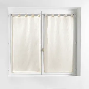 Paire de Voilages Norine 60x160cm Naturel pas cher