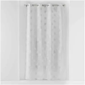 Rideau Voilage à illets Pixie 140x240cm Blanc pas cher