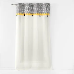 Rideau Voilage à illets Neo Casa 140x280cm Blanc pas cher