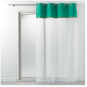 Douceur d'Intérieur panneau a oeillets 140 x 240 cm kelonia vert pas cher