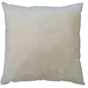 douceur d'intérieur, Interieur de Coussin (40 x 40 cm) Blanc, Uni pas cher