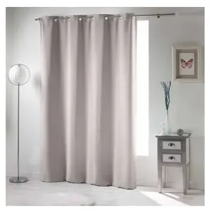 DOUCEUR D'INTÉRIEUR Rideau Occultant À 8 Oeillets "Occult" - Blanc Ivoire - 135 X 280 Cm pas cher