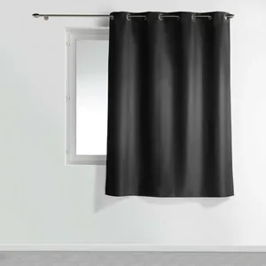 Douceur d'Intérieur 1609131 Rideaux, Polyester, Noir, 140 x 180 cm pas cher