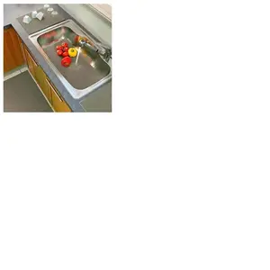 Douceur d'Intérieur Tapis de fonds d'évier - DECORLINE - TUBULO - 43 x 32 cm - Couleur taupe - 100% PVC pas cher