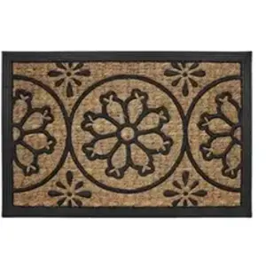Douceur d'Intérieur - PAILLASSON RECTANGLE 40 x 60 CM COCO+CAOUTCHOUC ... pas cher