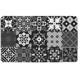 Tapis Déco Imprimé Salou 45x75cm Gris pas cher
