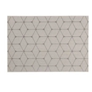 Tapis Tissé Déco Hexagon 160x230cm Beige pas cher