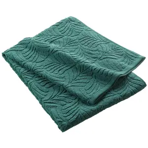 Douceur d'Intérieur Amazone Serviette de douche 70 x 130 cm, émeraude,... pas cher