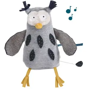Moulin Roty Muziekknuffel Uil Les MoustachesVendu parbol