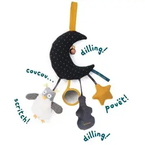 Moulin Roty Lune d'activités à suspendre Les Moustaches pas cher