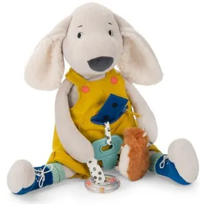 Moulin Roty Grand chien Pilou d'activités Puce et Pilou (56 cm) pas cher