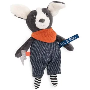 Moulin Roty Petit chien Puce Puce et Pilou (19 cm) pas cher