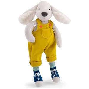 Moulin Roty Peluche chien Pilou jaune Puce et Pilou (37 cm)Vendu parberceau-magique
