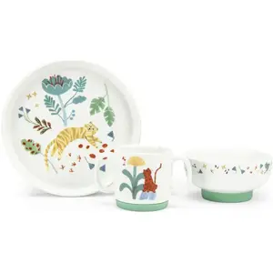 Set vaisselle porcelaine La forêt Mawa pas cher