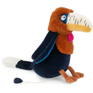Peluche musicale Calao Litchi La forêt Mawa (20 cm) pas cher