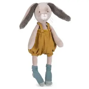 Moulin Roty Peluche lapin ocre Trois petits lapins (38 cm) pas cher