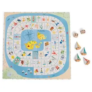 Jeu de l'oie de l'explorateur Le Jardin du Moulin pas cher