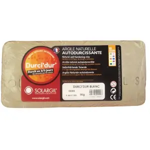 ARTEO Argile naturelle de Modelage 10 kg Blanc -Vendu parcdiscount