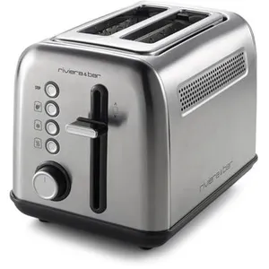 Grille-pain Riviera & Bar 2 fentes courtes 900 W Inox