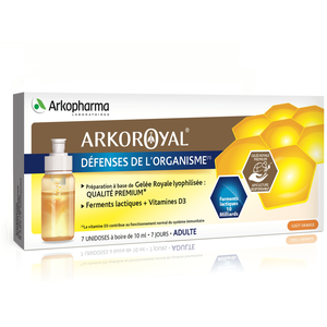 Arkopharma Arkoroyal Défenses de l'Organisme 7 unidoses pas cher