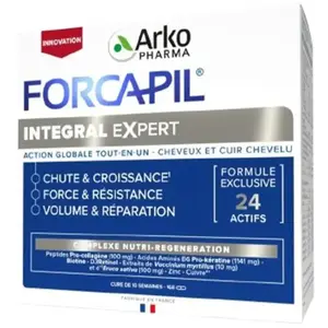Arkopharma Forcapil Intégral Expert Chute, Croissance, Force et Réparation 168 gélules pas cher