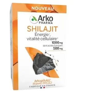 Arkopharma Arkogélules Shilajit 60 gélulesVendu paratida-sante-discount-fr