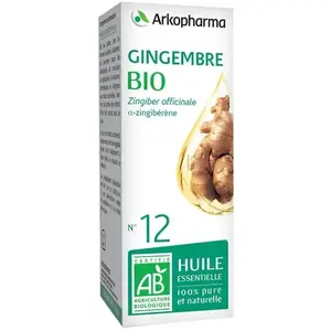 Arkopharma Gember (Zingiber Officinale) Etherische Olie Bio N°12 5 ml pas cher