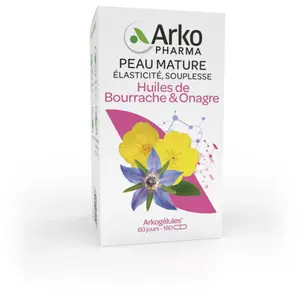 Arkopharma Arkogélules Huile d'Onagre & Bourrache 180 capsules pas cher
