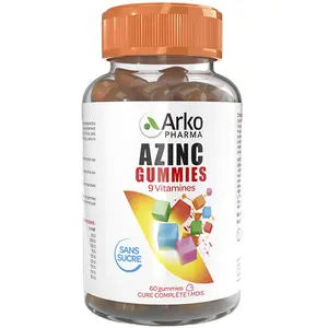 Arkopharma Azinc Adultes 9 Vitamines 60 gummies pas cher