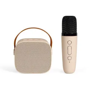 Inovalley Mini-enceinte Bluetooth KARAOKE 8,5 x 7 x 8 cm pas cher