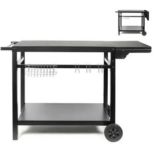 LIVOO GS170N Planchawagen 85x50 cm Opvouwbare zijtafel pas cher
