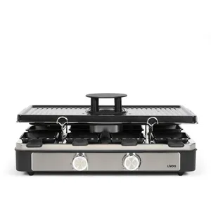 Raclette - LIVOO - DOC372N - 8 personnes - grill - hotte aspirante pas cher