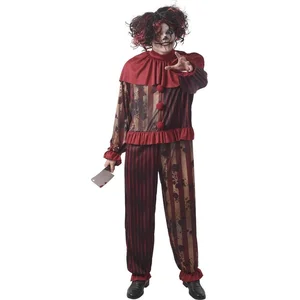 Déguisement Clown Diabolique Homme - PTIT CLOWN - Costume Halloween Adulte Carnaval Cosplay - Rouge
