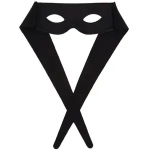 Loup tissu noir bandit masqué Zoro - PTIT CLOWN - Adulte - NoirVendu parcdiscount