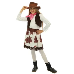 PTIT CLOWN Costume Enfant Cow Girl Taille 7-9 ans (M)