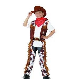 Costume Enfant Cow Boy Taille 7-9 ans (M) pas cher