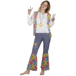 Déguisement adulte pour femme Hippie/Année 60 en taille S/M REF/99695Vendu parcdiscount