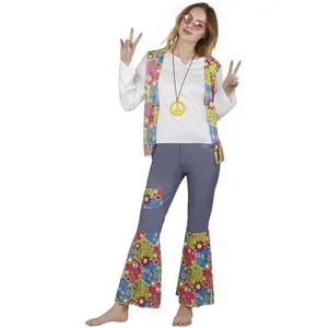 Déguisement adulte pour femme Hippie/Année 60 en taille L/XL REF/99696Vendu parcdiscount