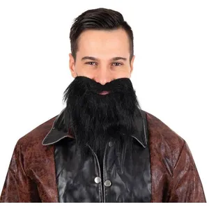 Motomo Barbe - Raide - Noire - Mixte - Adulte pas cher