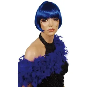 Perruque carrée bleue style Cabaret (x1) REF/60591 ptit clownVendu parfnac-be