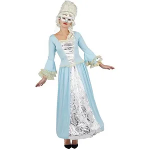 Déguisement Femme - PTIT CLOWN - Marquise - Bleu et blanc - Satin & tu...Vendu parcdiscount