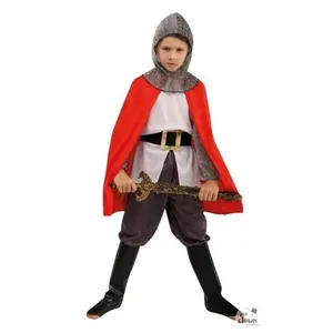 Costume Chevalier Enfant Rouge PtitClown PtitClown - Rouge pas cher