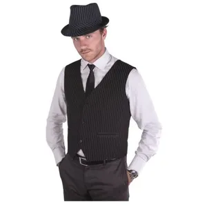 Comparateur de prix : Gilet Sans Manches Noir Raye Blanc - Noir - S/M
