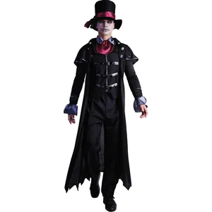 Déguisement Vampire Dandy Homme - Blanc - Polyester - Halloween pas cher